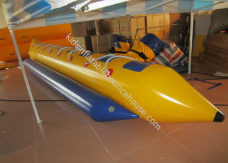 Permainan Air Inflatable Banana Boat, danau &amp; Seashore Inflatable Flying Fish 6.4 X 1.31m