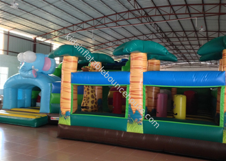 Big Party Custom Made Inflatables 0.55mm Pvc Tarpaulin For Kindergarten Baby