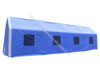 Tenda Tiup Bergerak Besar Tahan Lama / Kedap Udara Pvc Tenda Luar Tenda Medis Tiup 0.6mm