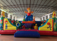 Outdoor Big Party Pendulous Inflatable Fun City 8 X 7m 0.55mm Pvc Tarpaulin