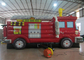 Firetruck Lucu Di Dalam Rumah Bouncing, Bouncer Tiup Dalam Ruangan Bayi TK