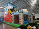 Peralatan Bermain Inflatable Airplane Jumping House Kapasitas 8-18 Anak