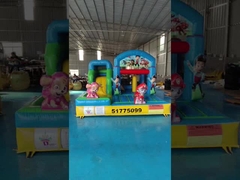 Karikatur bertema PVC 4x3m Combos Inflatable Baby Jump Inflatable Bouncy Castle