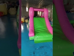 Gajah Tema 3.5x1.8x2.5m Air Slide Inflatable Digital Printing Air Jump Rumah Dengan Slide