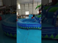 EN14960 8x3x4m Slide Air Inflatable Indoor Rumah Bounce Air Inflatable