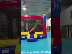 Mini Blow Up Bounce House Inflatable Bouncy House dengan sisi internal Combo Inflatable Jumping Castle