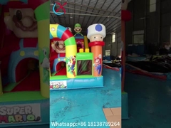 Taman hiburan Super Mario yang bisa diembun dengan slide kering yang bisa diembun