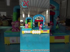 Populer Kartun Rumah Bouncing Inflatable Dengan Slide PAW Patrol Inflatable Combo Untuk Anak-anak