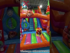 Slide Inflatable Komersial Populer PAW Patrol Tema Slide Inflatable Castle Untuk Anak-anak Dan Dewasa