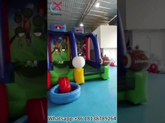 Outdoor Interactive Inflatable Sport Game Inflatable Ball Shot Game Permainan bola yang dapat dipadamkan