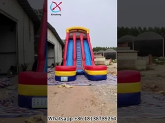 Slide Inflatable Komersial Slide Air Air Besar Air Kering Luar Ruang
