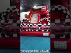 Slide Inflatable Mobil Pixar Slide Air Bersih Di Luar Ruang