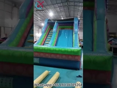 Komersial Slide Inflatable Ceker Warna Inflatable Dry Slides Outdoor