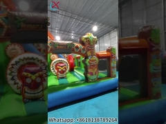 Rumah Bouncing Eksotik yang Bisa Diinflasi Dengan Istana Jumping Kombo Sisi Dalam