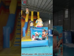 Slide Inflatable Minions Kuning Slide Air Berwarna Putih