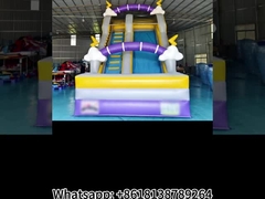 Commercial Cloud Lightning Inflatable Slide Inflatable Dry Slides Kastil