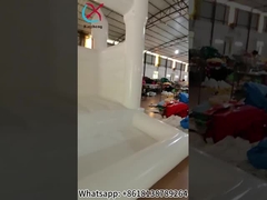 Produsen Inflatable area lompatan pernikahan putih benteng bouncing inflatable