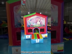 Bounce House Commercial Inflatable Jump Bouncy Castle Inflatable Bouncer Untuk Anak-anak