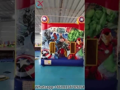 Pabrik Captain America Komik bertema Indoor Outdoor Custom Bouncy Castle Jumps