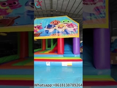 Bouncer Bouncing Castle Slide Dunia Bawah Air Tema Rumah Bouncing Komersial