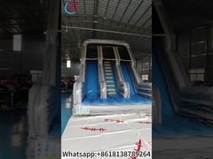 Slide Kastil Inflatable Slide Air Dry Double untuk Anak-anak dan Dewasa