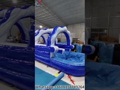 Slide Slip Inflatable Slide Air Dual untuk Luar Ruang