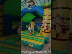 Jungle Monkey Rumah Bouncing Combo Jumping Castle
