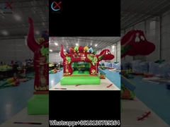 Rumah Balon Dinosaurus Rumah Balon Dalam Ruangan Anak-Anak Kastil Bouncy Mini