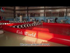 Lihat Mengapa Memilih Kolam Renang Tiup Komersial Kolam Bouble Tiup Merah Untuk Luar Ruangan