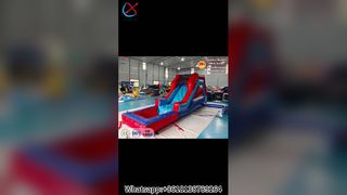Kolam Seluncuran Air Tiup Raksasa Menyenangkan