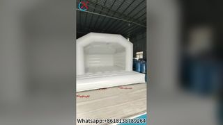 Kegembiraan Pernikahan Rumah Bouncing Istana Putih