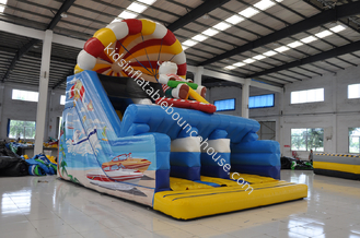 Cute Lovely Bear Inflatable Dry Slide Daya Tahan Tinggi Api - Tahan