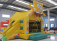 Indah tiup spongebob bouncer castle lucu penjualan panas spongebob rumah melompat tiup dengan slide