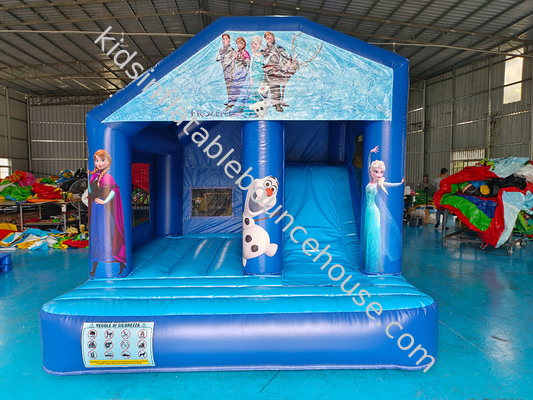 Ice Princess bertema Commercial Inflatable Combos Princess Bouncy Castle 3.6x3x3m