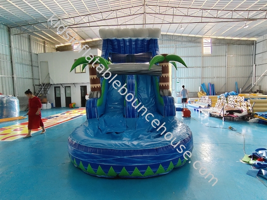 EN14960 8x3x4m Slide Air Inflatable Indoor Rumah Bounce Air Inflatable