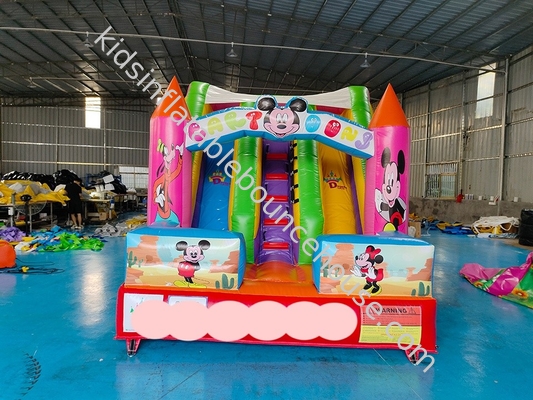 SGS Commercial Inflatable Water Slides Cartoon bertema Bayi Bounce House Ledakan Rumah Jump