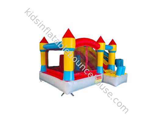 Rumah Kombo Partai Anak-anak Luar Ruang Bangun Jumping Castle Dengan Slide Garing