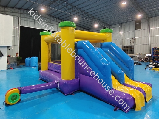 Outdoor Inflatable Bouncy Castle Dijual Rumah Bouncing Inflatable Dengan Slide Combo Rumah Bouncing Inflatable Untuk Anak-anak