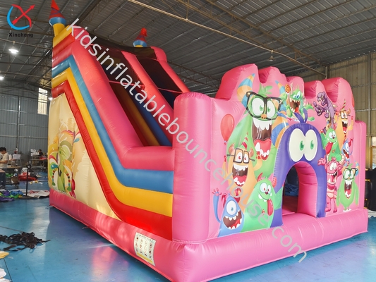 Rumah Bouncing Inflatable Dengan Slide Combos Bugs Inflatable Jumping Castle