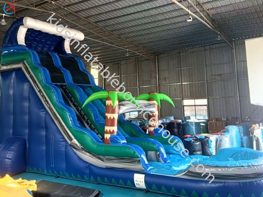Pabrik Slide Air Komersial Inflatable Slide Musim Panas Inflatable Untuk Luar Ruang