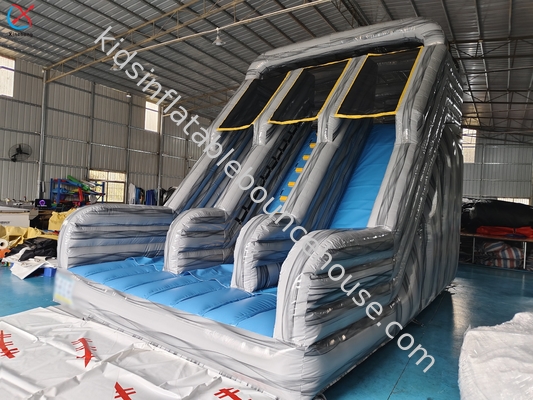 Pabrik Inflatable Slide Castle Inflatable Double Dry Slides Untuk Anak-anak Dan Dewasa