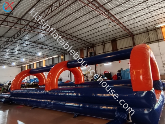 Slide Air Komersial Slide Air Musim Panas Dengan Kolam Renang