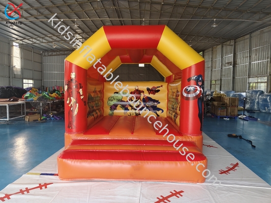Komersial Inflatable The Marvel Heroes Jumping House Inflatable Bouncy Castle
