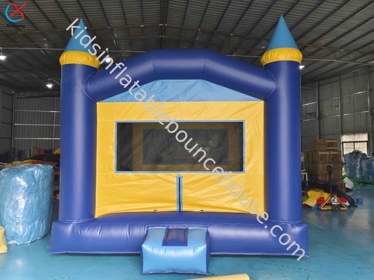 Pabrik OEM/ODM Rumah Lompatan Inflatable Blue Square Bouncy House Castle
