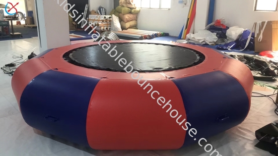 Pemasok Inflatable Air Games Inflatable Water Floating TrampolineWith Pump
