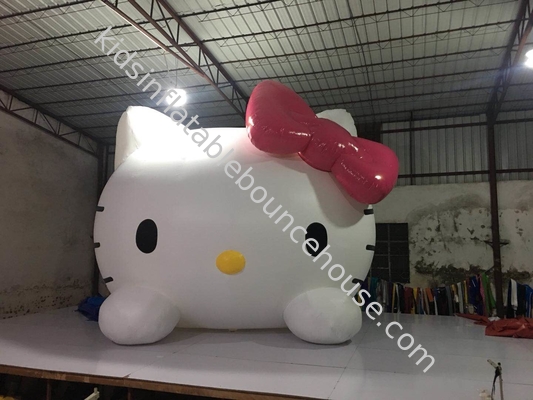Pesta dan Acara yang Disesuaikan Tanda Iklan Inflatable Hello Kitty Blow Up Kartun