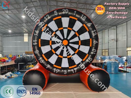 PVC Giant Inflatable Dart Board Game Target Inflatable Foot Darts Untuk Outdoor