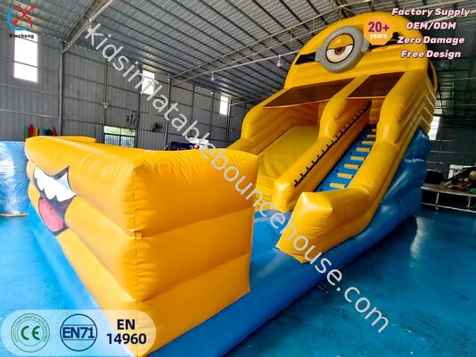 PVC Giant Single Lane Inflatable Dry Slide Inflatable Slide Untuk Kids Party
