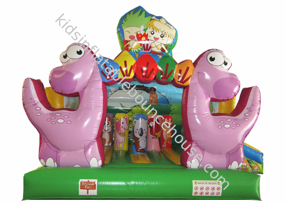 Inflatable Dinosaur Baby Bouncy Castle, Quadruple Stitching Balita Jumping Castle