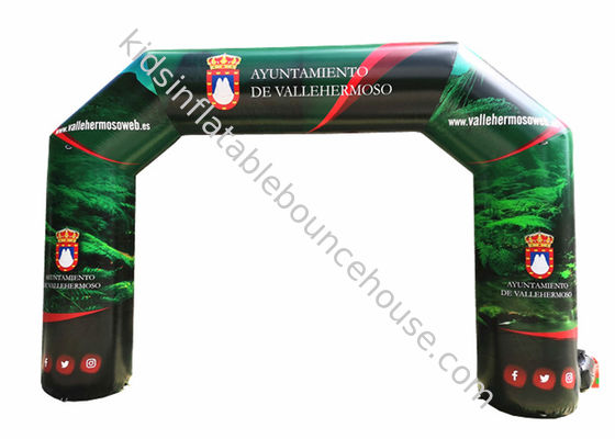 Pabrik 150Z kain lengkungan inflatable iklan tanda untuk kegiatan luar ruangan